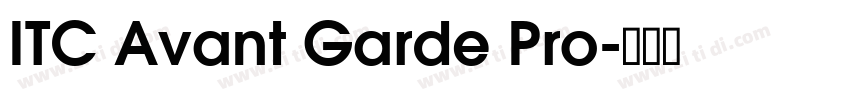 ITC Avant Garde Pro字体转换